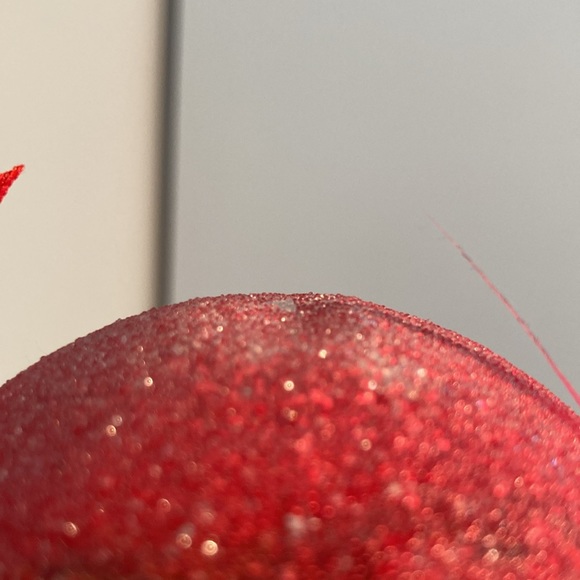 Vintage sugar frosted styrofoam ornaments (4) - Picture 13 of 16